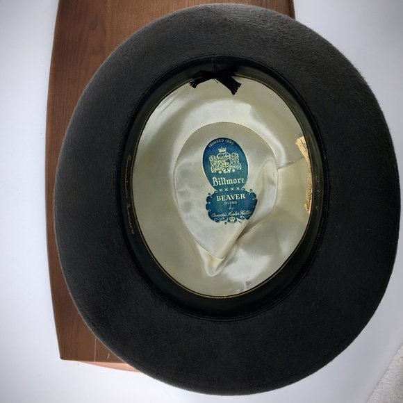 Vintage 1960-70's Biltmore Beaver Blend Fedora - Picture 4 of 10